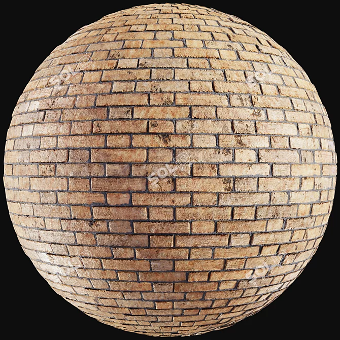 PBR Brick Material Pack Vol13 3D model image 3