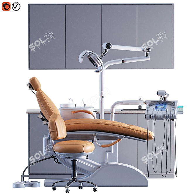 Dental Chair 01 Multifunctional Furniture 3D model image 1