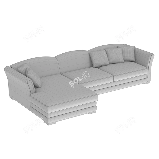 Convertible Sofa Bed Tresor 3D model image 4