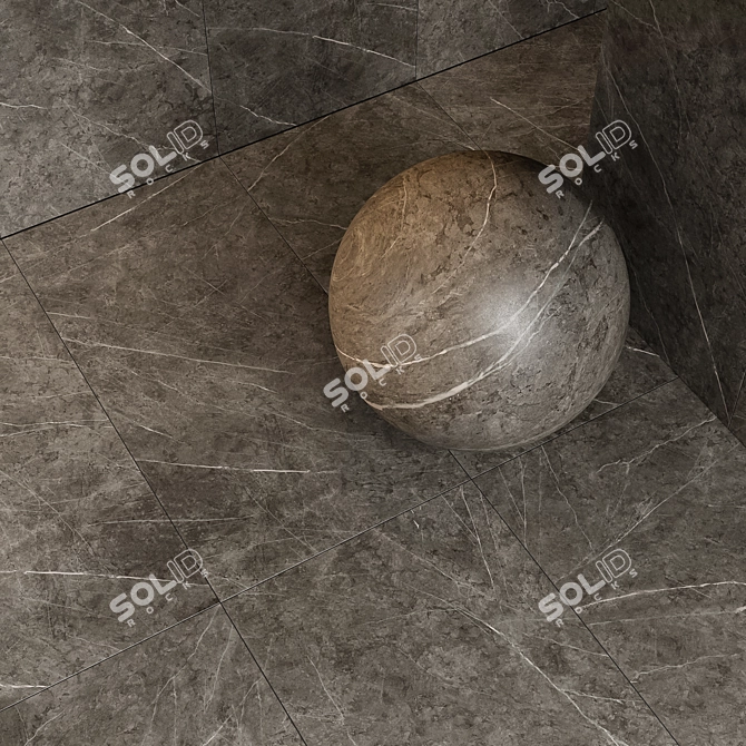 Italon Charme-Evo Antracite Porcelain Tile 3D model image 2