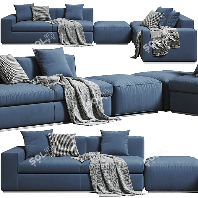 Contemporary Steve Composition 02 Sofa 3D model image 2