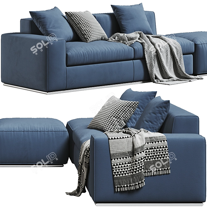 Contemporary Steve Composition 02 Sofa 3D model image 3