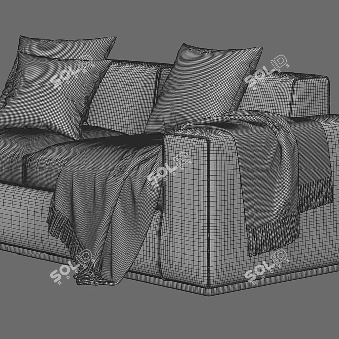 Contemporary Steve Composition 02 Sofa 3D model image 4