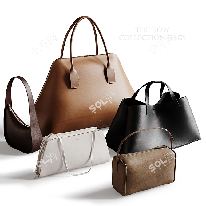 Title: The Row Bag Collection 3D model image 1