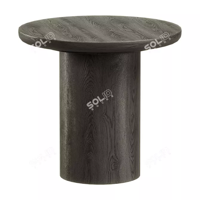 Modern Brunton Side Table Design 3D model image 3