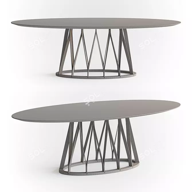 Modern ACCO Table by MINIFORMS 3D model image 3