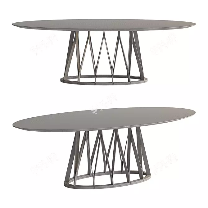 Modern ACCO Table by MINIFORMS 3D model image 6