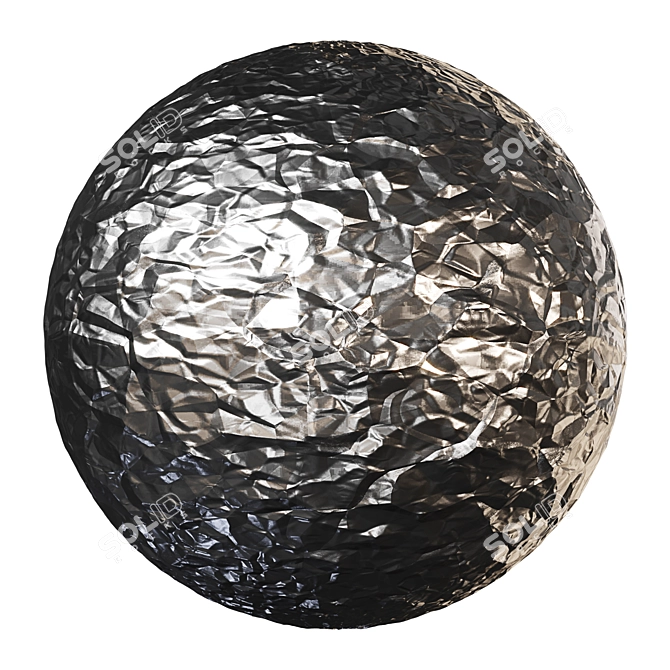  Seamless Foil Material Texture 3D model image 1