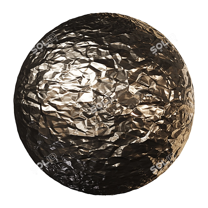  Seamless Foil Material Texture 3D model image 2