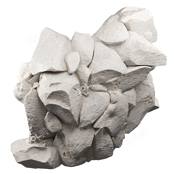 High Decor Stone Model DEVRO 3D model image 2