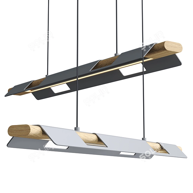 Modern beauty: EGLO Ermua LED 3D model image 2