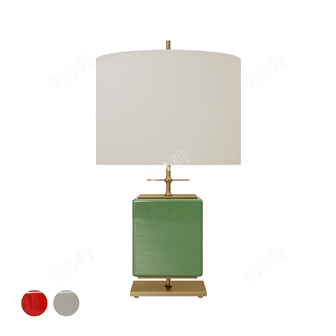 Elegant Beekman Table Lamp 3D model image 1