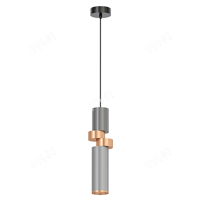 Elegant Pendant Light Fixture Palette 3D model image 2