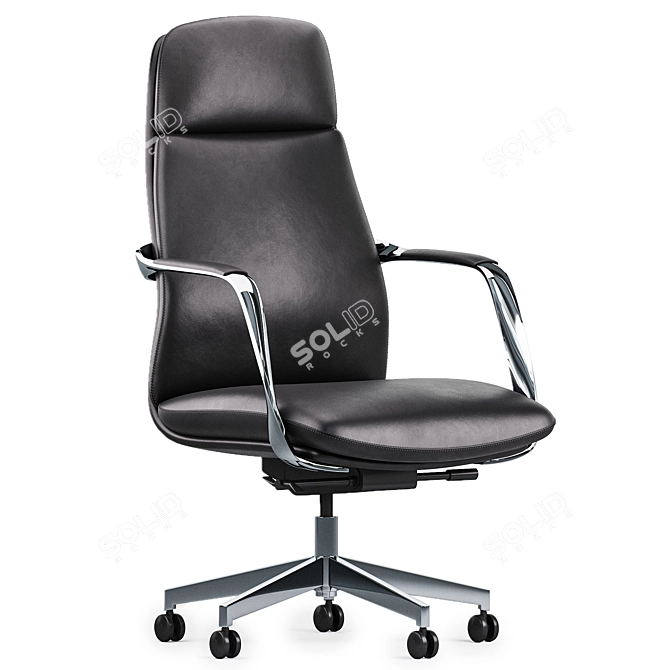 Eco-Friendly High Back Office Chair 3D model image 1