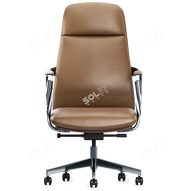 Eco-Friendly High Back Office Chair 3D model image 3