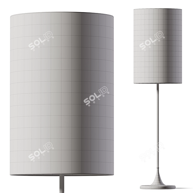 Elegant Lorelei Table Lamp 3D model image 2