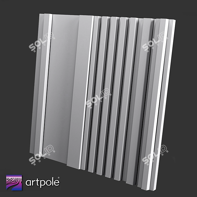 3D Panel Gypsum REGULAR Collection 3D model image 2