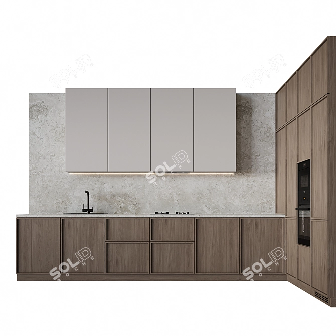 Modern Kitchen Set - 74 3D model image 3