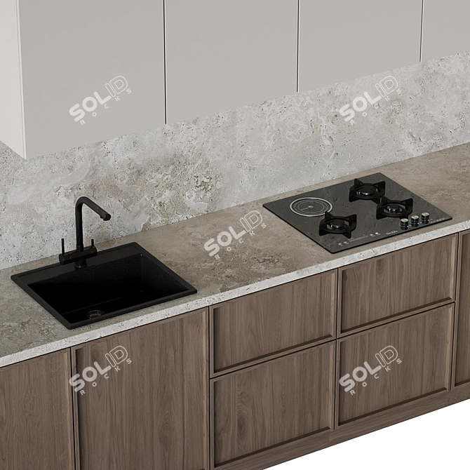 Modern Kitchen Set - 74 3D model image 5