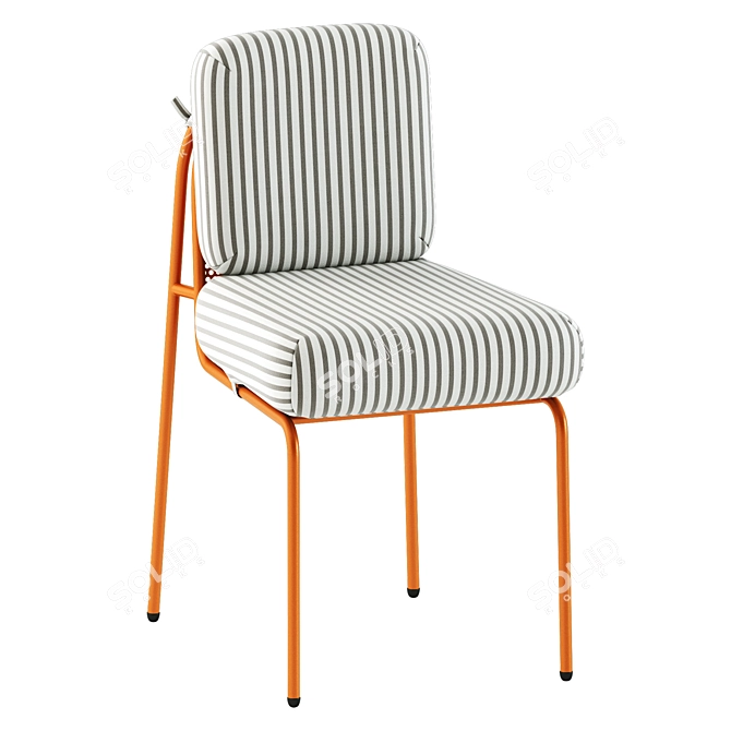 Riviera Chair: Elegant and Sophisticated 3D model image 2