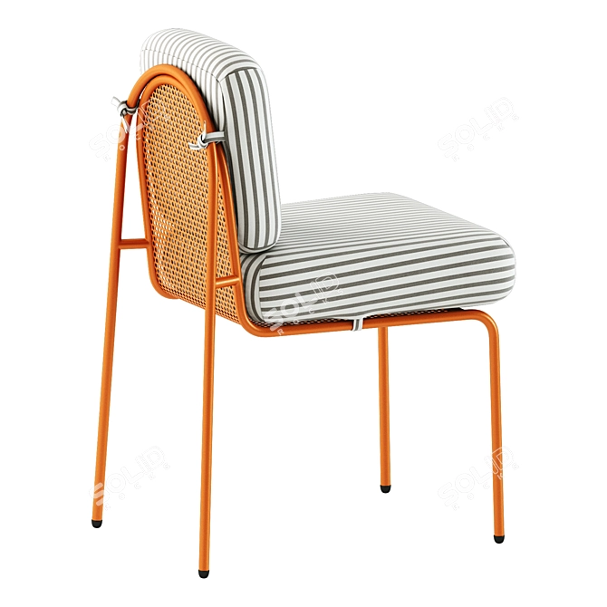 Riviera Chair: Elegant and Sophisticated 3D model image 3