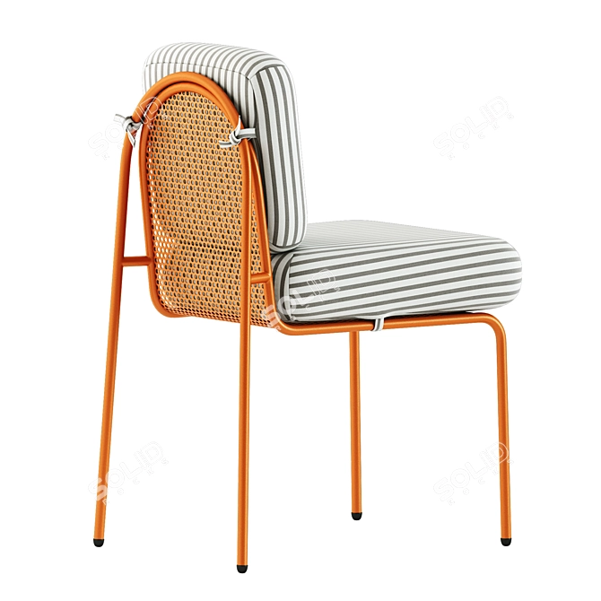 Riviera Chair: Elegant and Sophisticated 3D model image 4