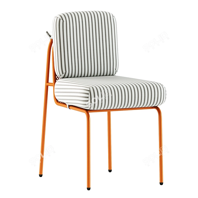 Riviera Chair: Elegant and Sophisticated 3D model image 5