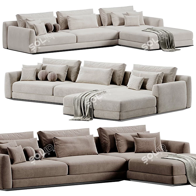 Casamania & Horm Elington Sofa 3D model image 1