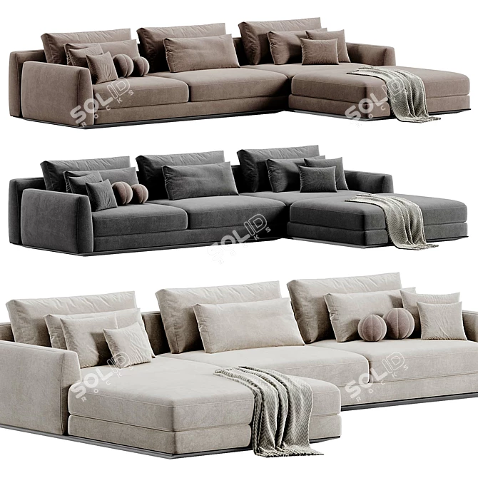 Casamania & Horm Elington Sofa 3D model image 2