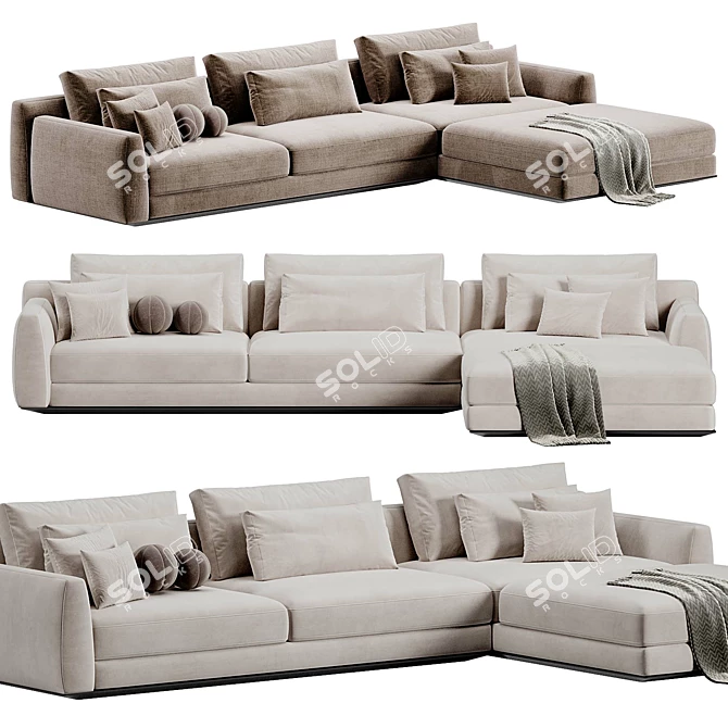 Casamania & Horm Elington Sofa 3D model image 3