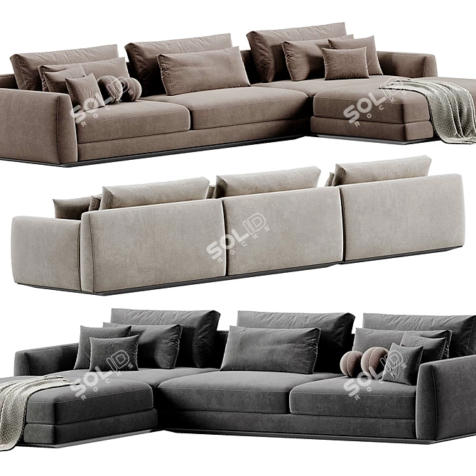 Casamania & Horm Elington Sofa 3D model image 4