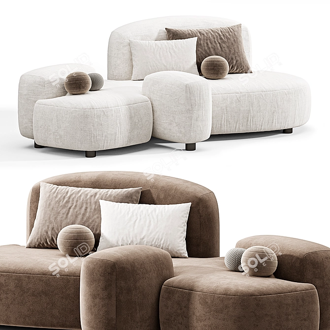 Modern Family Sofas: Mathieu Lehanneur 3D model image 5
