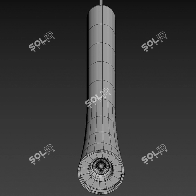 Modern Pendant Light Fixture "Horn 3D model image 3