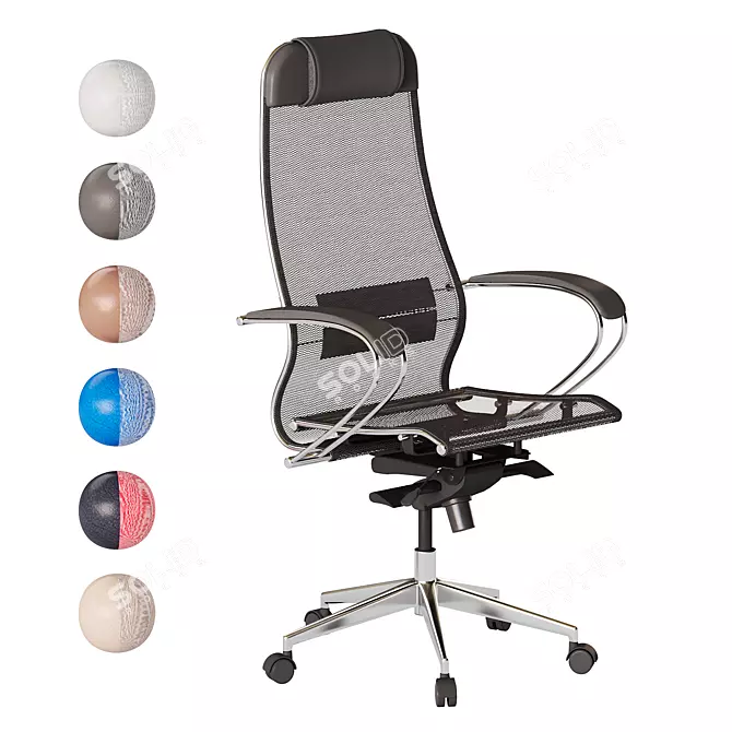 Samurai S-1.04 MPES Office Chair 3D model image 1