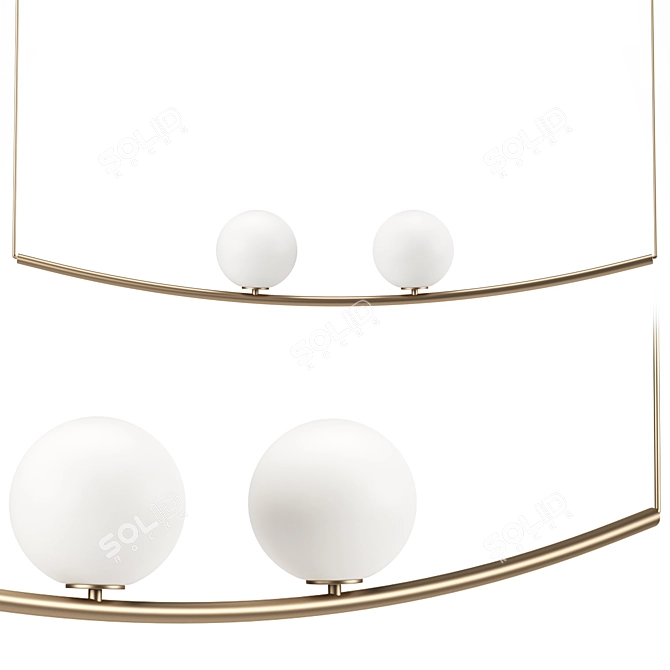 Sculptural PERLE 2 Light 3D model image 1