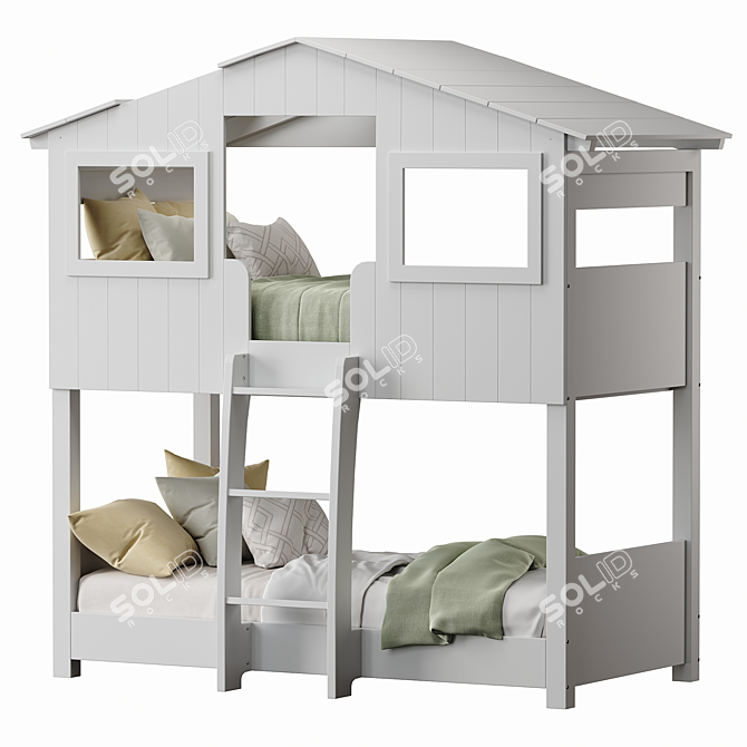 Treehouse Bunk Bed 2014 Version 3D model image 1