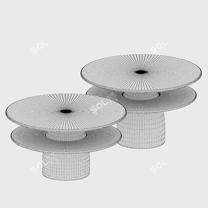 Dual Layer Coffee Tables by Modnodesign 3D model image 4