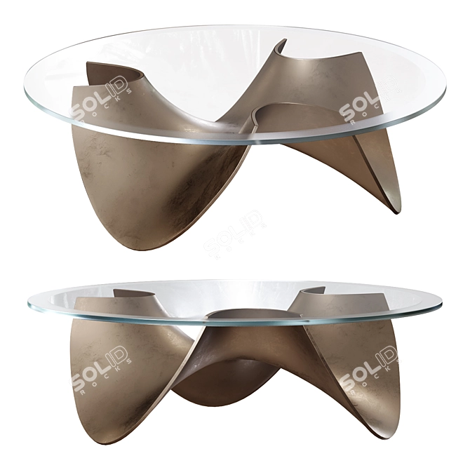 Modern Coffee Table Holly Hunt 3D model image 1