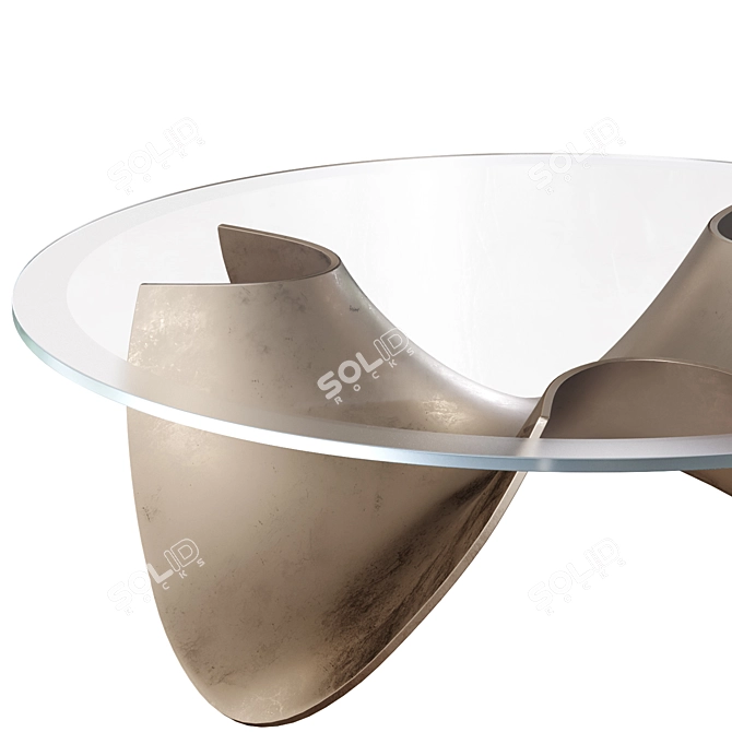 Modern Coffee Table Holly Hunt 3D model image 2