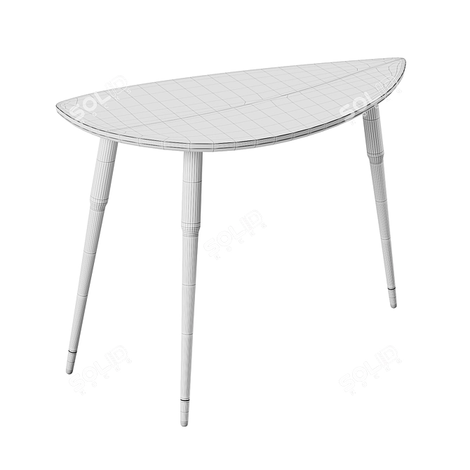 Vintage Style Coffee Table IKEA 3D model image 7