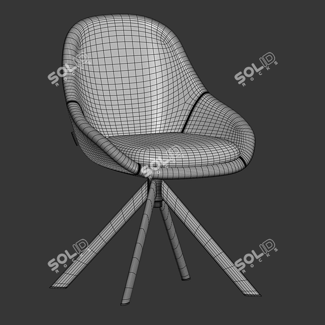 Kiana Chair 3D Model Package 3D model image 5