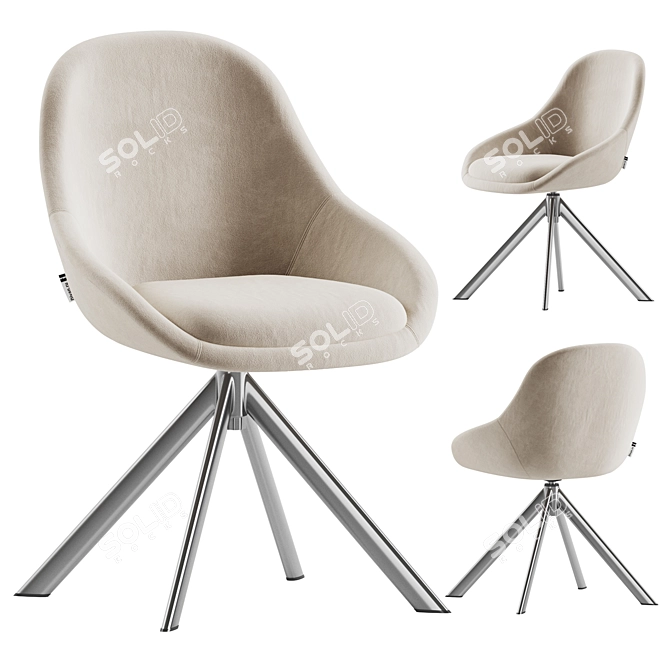 Kiana Chair 3D Model Package 3D model image 6