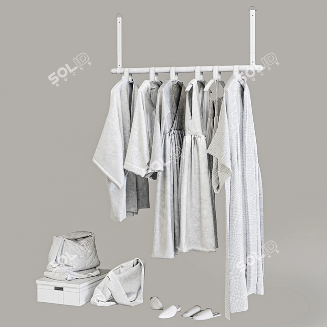 Home Wardrobe Set 3D model image 6