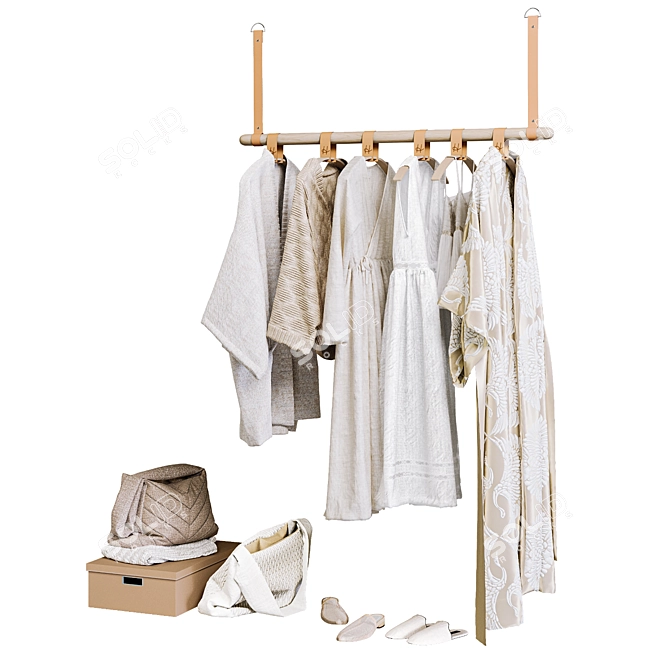 Home Wardrobe Set 3D model image 7