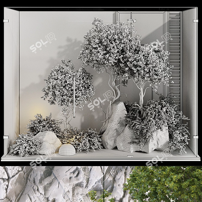 3D Indoor Plant & Decoratives 3D model image 7