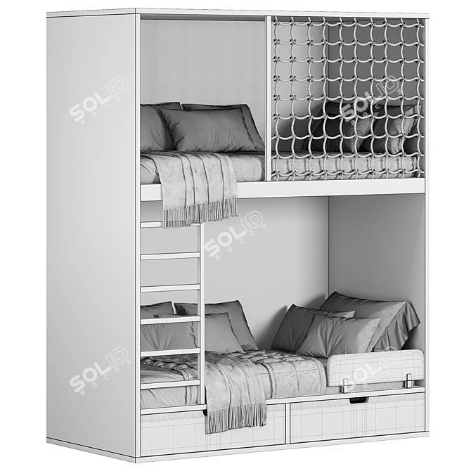 Rainforest Bunk Bed 3D model image 5