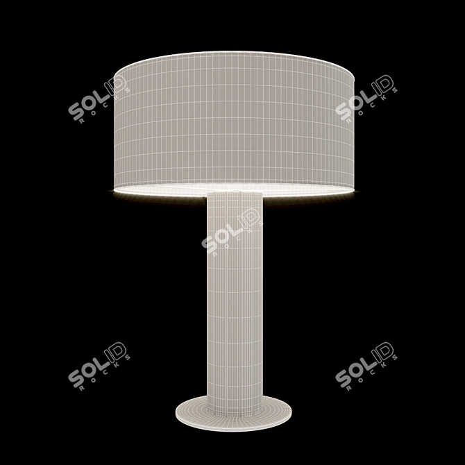 Seagram Marble Table Lamp 3D model image 4