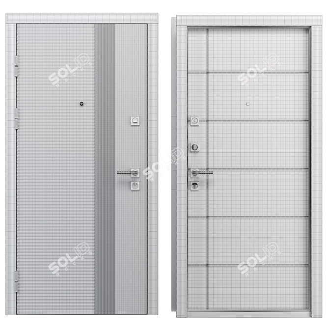 Staller 3K TR5 Entrу Door 3D model image 4