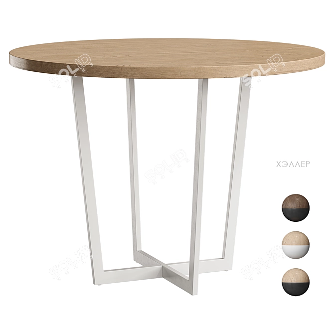 Heller Dining Table Divan.ru 3D model image 2