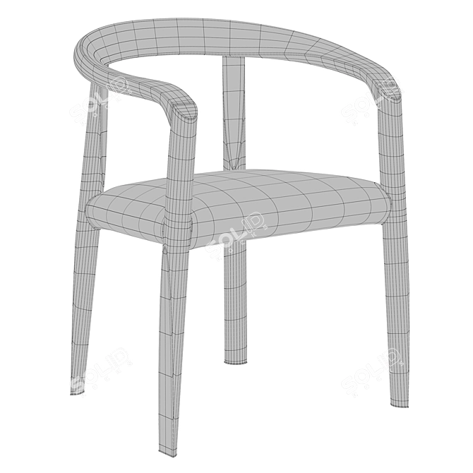 Modern Italian Design Chair MHC.3 3D model image 4